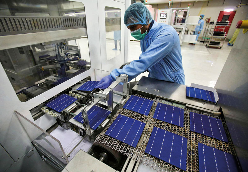 The COVID-19 outbreak has already slowed Chinese production of solar panels and materials, delaying projects in countries including India and Australi