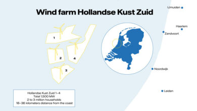 Hollandse Kust Zuid map