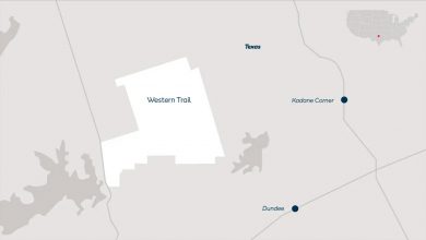 Western-Trail-Wind-Farm-map