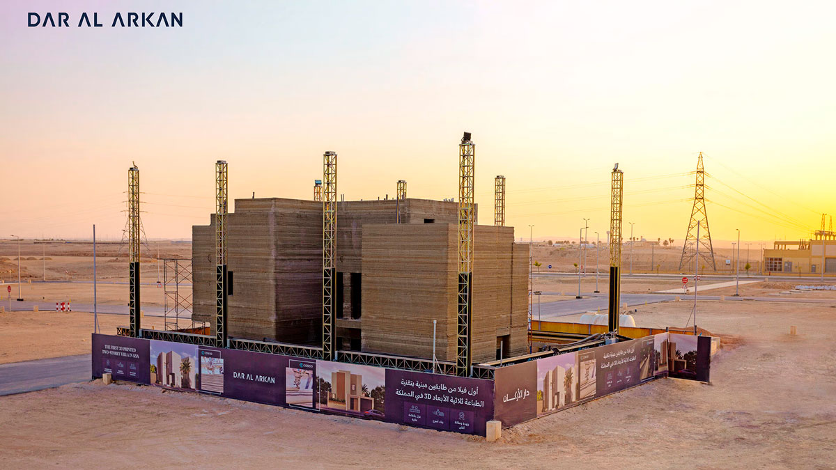 THE TALLEST 3D PRINTED BUILDING IN THE WORLD IS NOW IN SAUDIA ARABIA