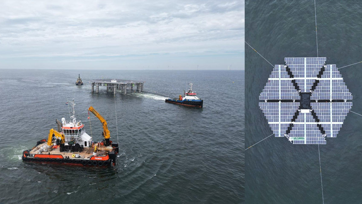 SolarDuck offshore installation